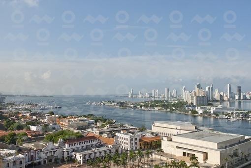 Bocagrande y Centro de Convenciones,Cartagena,Bolivar / Convention Center and Bocagrande,Cartagena,B
