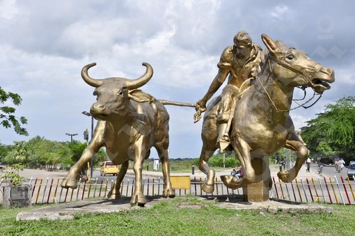 Monumento al Coleo,Arauca / Coleo monument,Arauca