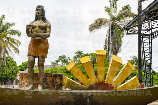 Monumento a la Princesa Inírida,Guainía / Monument to the Princess Inírida,Guainia