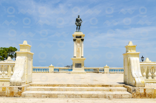 Escultura Rodrigo de Bastidas,Santa Marta,Magdalena / Sculpture Rodrigo de Bastidas,Santa Marta,Magdalena