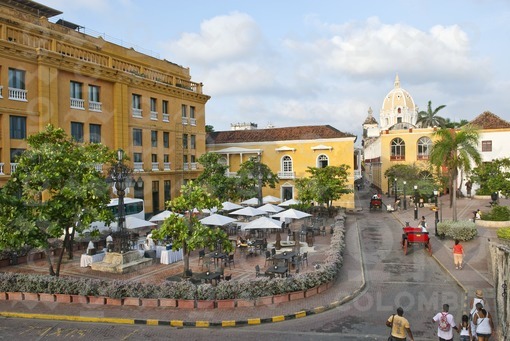 Plaza Santa Teresa,Ciudad Vieja,Cartagena,Bolivar / Santa Teresa Square,Old City,Cartagena,Bolivar