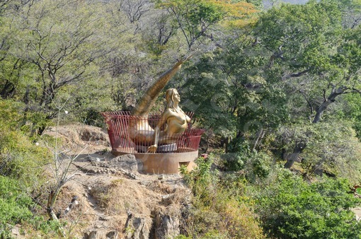 Escultura La Sirena del río Guatapurí,Valledupar / Sculpture The Mermaid of the Guatapurí River,Valledupar