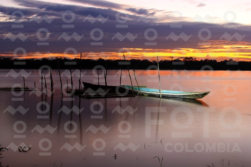 Atardecer en Puerto Leguizamo Putumayo