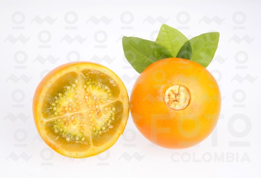 Lulo fruta tropical - Solanum quitoense