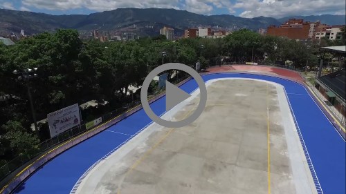 Pista de patinaje estadio medellín